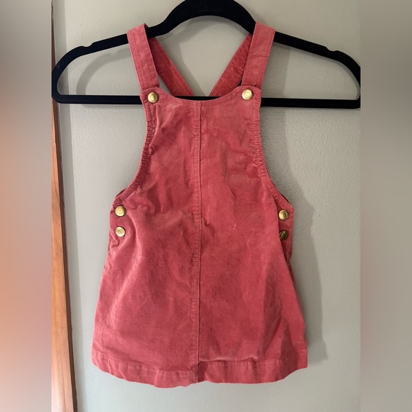 Tahari Other - Pink Girls Tahari Corduroy Overalls with Gold Buttons